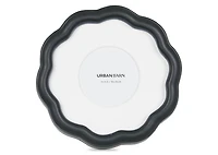 Lilla Scallop Frame 4x4 Round Black