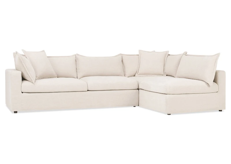 Eloise Sectional RCF -Nile Cream