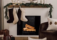 Atley Knit Stocking Brown