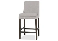 Murdoch Counter Stool -Cyrilo Slvr/Mink