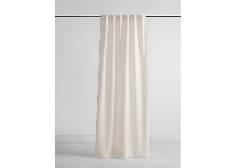 Azai Slub Curtain 96 Oatmeal