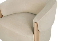 Alicent Swivel Armchair -Vaughn Sand