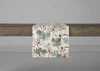 Aruba Table Runner Ivory/Green