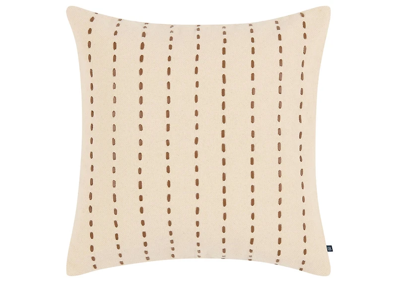 Lacey Pillow 20x20 Natural/Caramel
