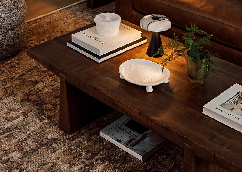 Percival Coffee Table -Lawson Umber