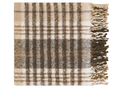 Remi Plaid Throw Multi/Toffee