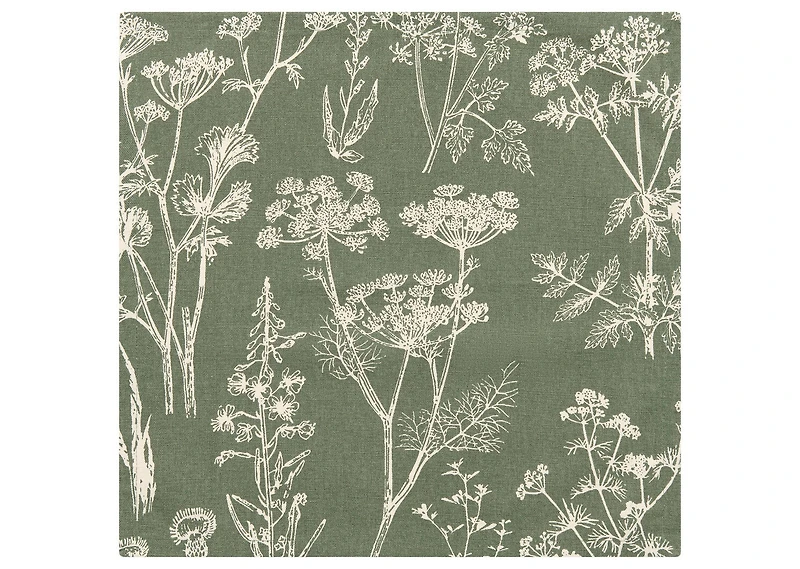 Garden Napkins Set of 4 Green/Natural
