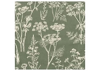 Garden Napkins Set of 4 Green/Natural