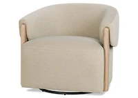 Alicent Swivel Armchair -Vaughn Sand