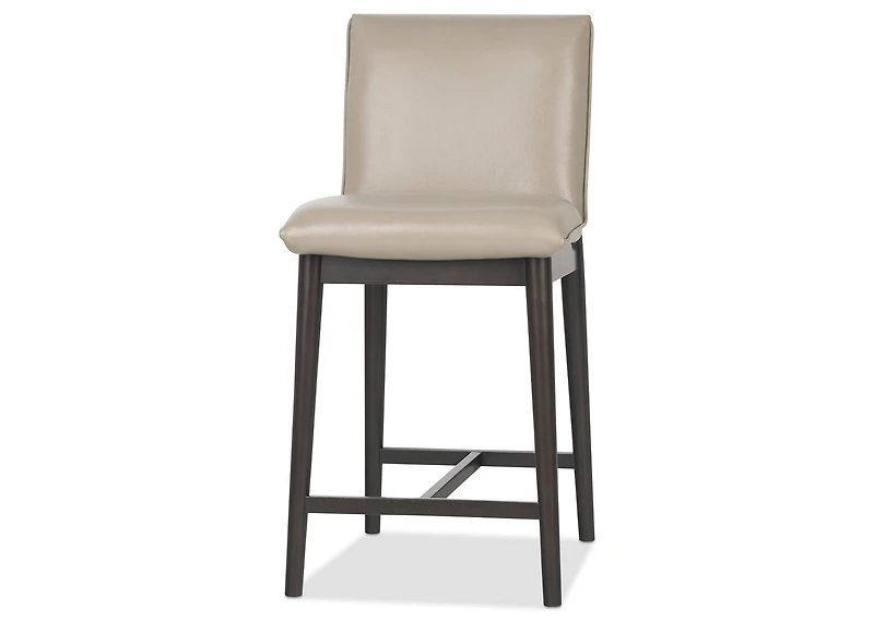 Esmae Leather Counter Stool -Reede Stone