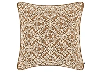 Navya Pillow 20x20 Toffee/Ivory