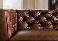 Marcello Leather Sofa -Waco Tobacco
