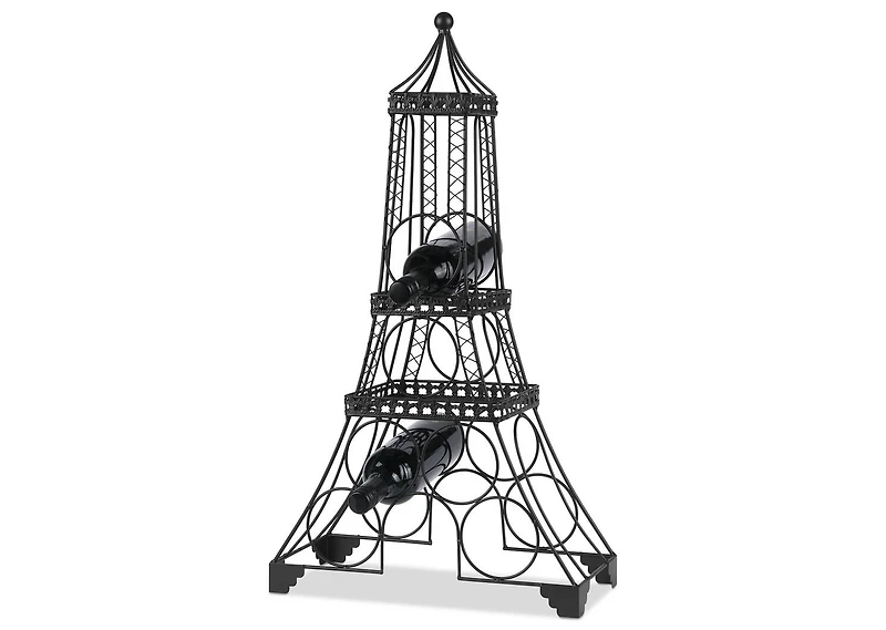 Emily Eiffel Tower Wine Rack Black
