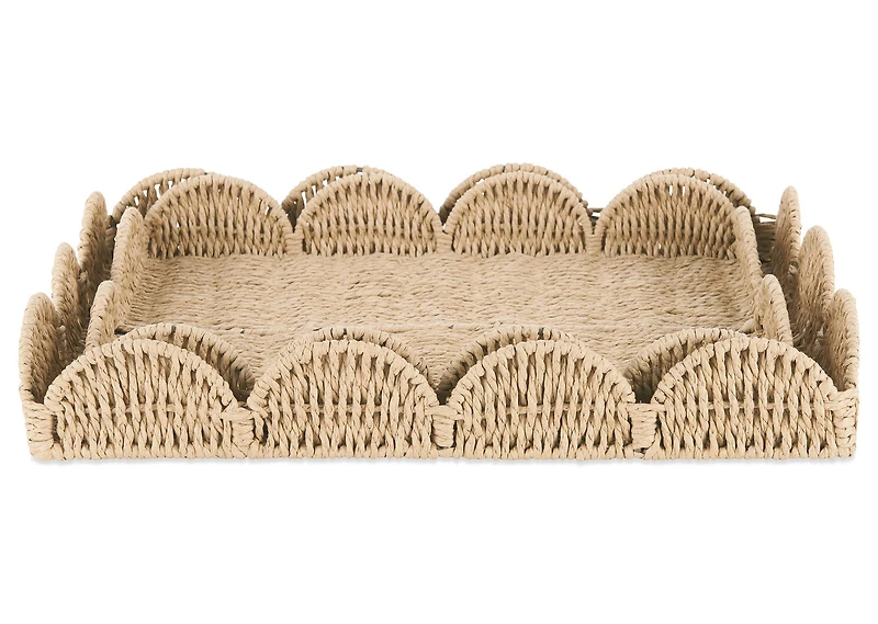 Elodie Scalloped Tray Small