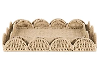 Elodie Scalloped Tray Small