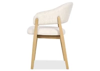 Adiliah Dining Chair -Meeno Ivory