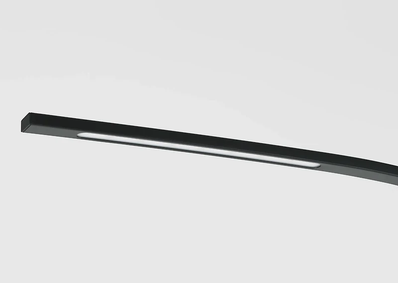 Tyne LED Arc Floor Lamp Black