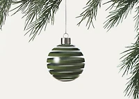 Izzy Ball Ornament Green