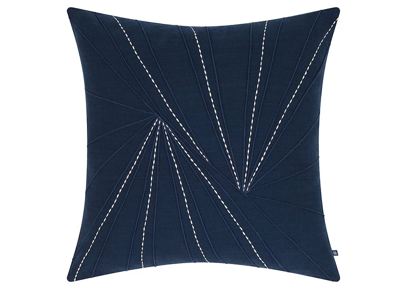 Clint Cotton Pillow 20x20 Navy