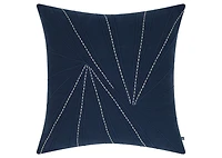 Clint Cotton Pillow 20x20 Navy