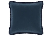 Aline Velvet Pillow 20x20 Navy