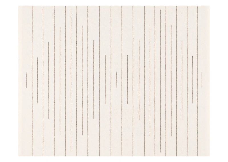 Sutton Stripe Throw Ivory/Savanna