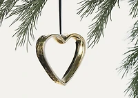 Fond Heart Ornament Gold