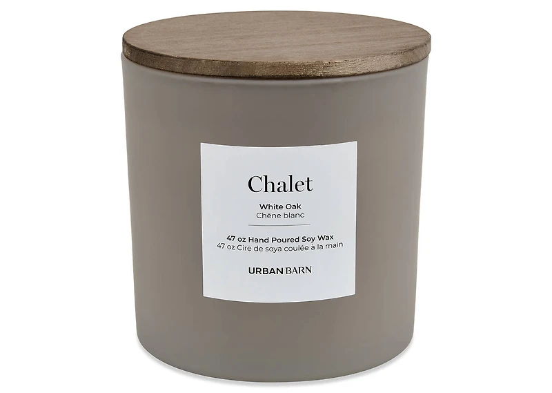 Chalet Candle White Oak