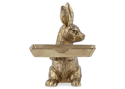 Baylen Bunny Holder Antique Brass