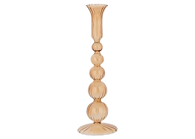 Betty Candle Holder Large Amber
