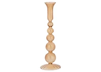 Betty Candle Holder Large Amber