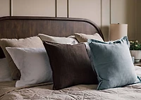 Diara Slub Pillow 20x20 Lt. Blue