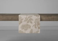 Hydrangea Table Runner Natural/Sand