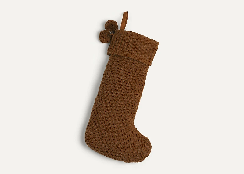 Bodie Knit Stocking Caramel