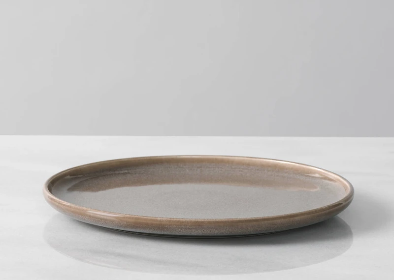 Tusket 16 piece Dish Set Brown