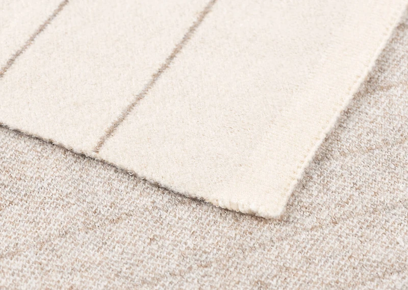 Sutton Stripe Throw Ivory/Savanna