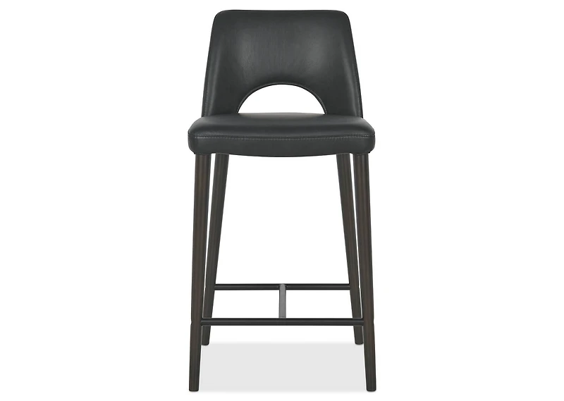 Yvette Lthr Counter Stool -Olson Slate