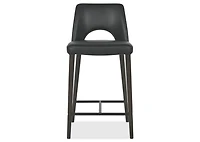 Yvette Lthr Counter Stool -Olson Slate