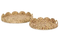 Piper Scalloped Tray Large