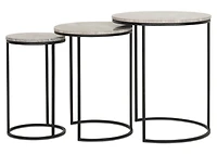 Gael Nesting Table Set -Millstone Grey