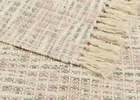 Mazie Throw Ivory/Pink/Seagrass