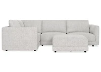 Mila Armless Chair Module -Sela Grey