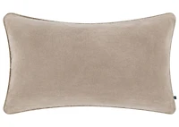 Daria Velvet Pillow 14x24 Ash