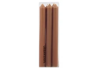 Cassa 6pc Taper Candles Set 8" Rust