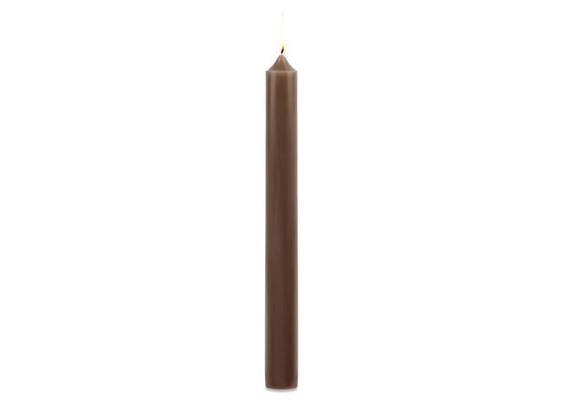 Cassa 6pc Taper Candles Set 8" Brown