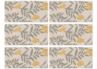 Morris Napkins Set of 6 Natural/Sage