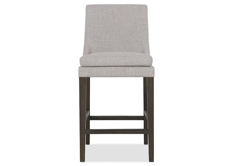 Murdoch Counter Stool -Cyrilo Slvr/Mink