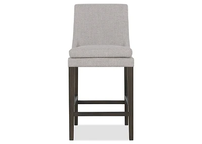Murdoch Counter Stool -Cyrilo Slvr/Mink