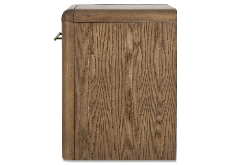 Wallen Slim Nightstand -Dunn Clay