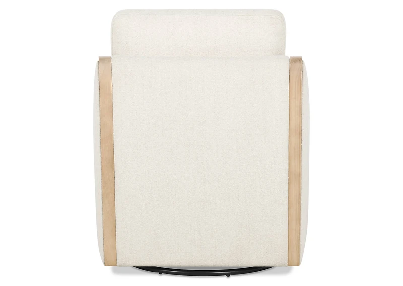 Olivia Swivel Armchair -Mel Ivory